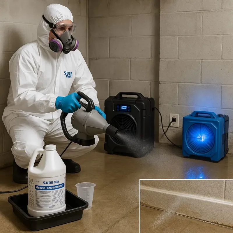 Sanitization and Odor Removal process in Dacula, GA